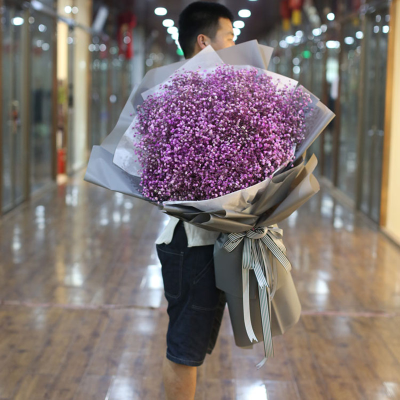 爱满怀 满天星超大花束 锁您订花网